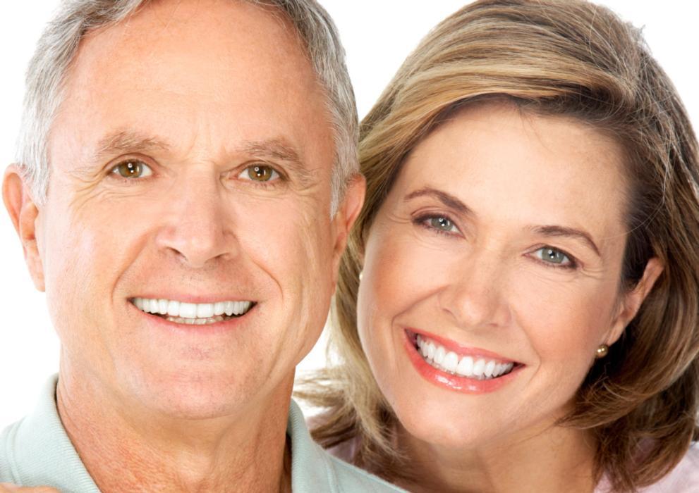 Older couple smiling | Dentist Edmonton AB