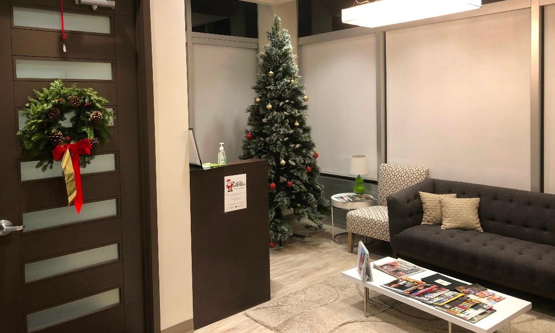 Office Christmas decorations Dental Office with Christmas Decorations | Dentist Edmonton AB