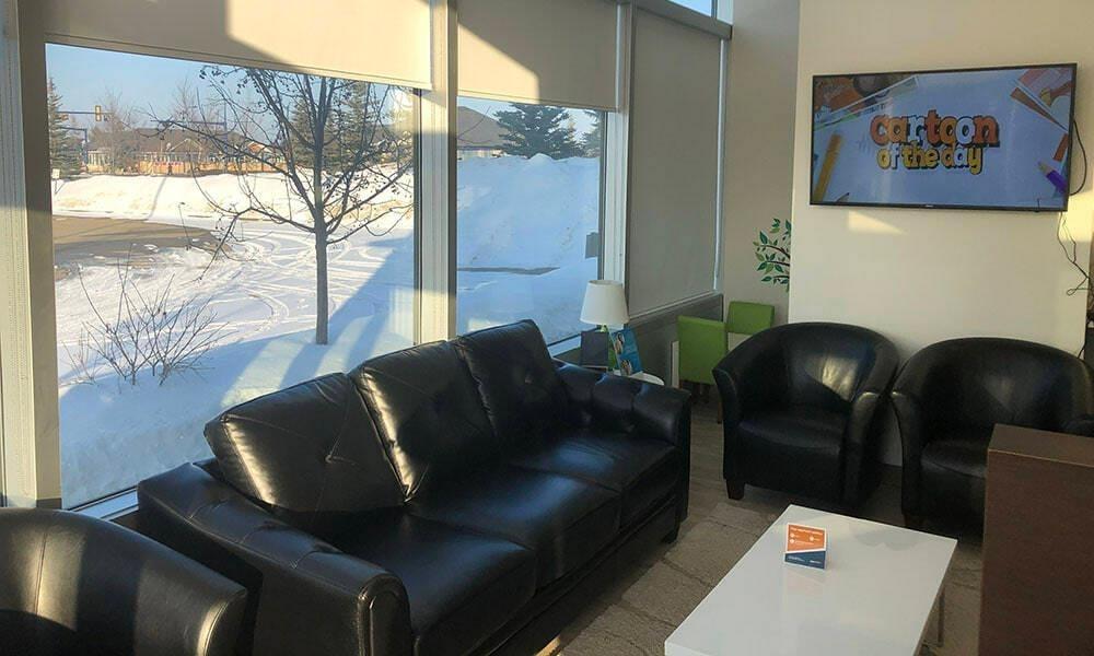 South Edmonton Dental Office reception area south edmonton dental office